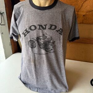Vintage Gray Graphic Men's T-Shirt